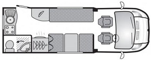 5 berth motorhome hire